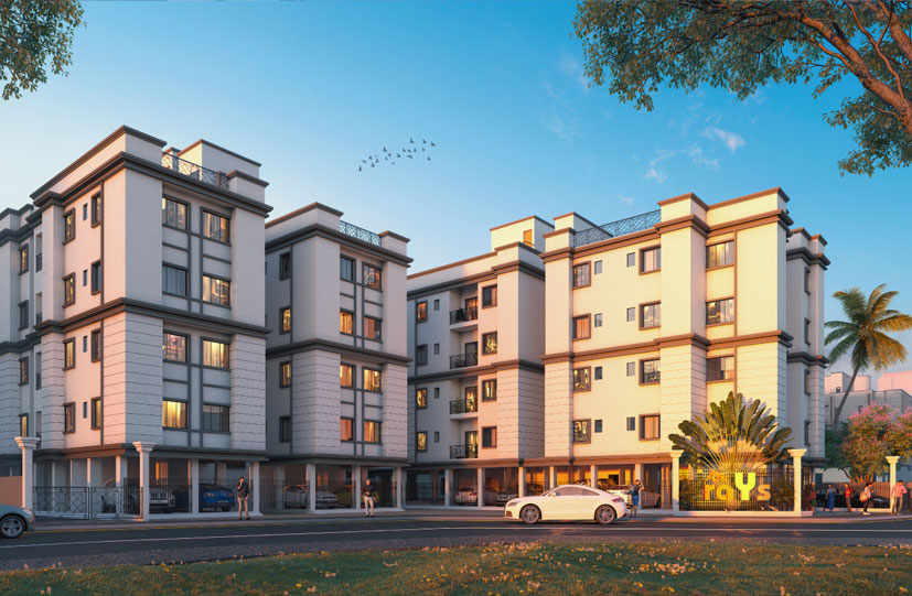 2,3,4 Bhk Flats In Narendrapur